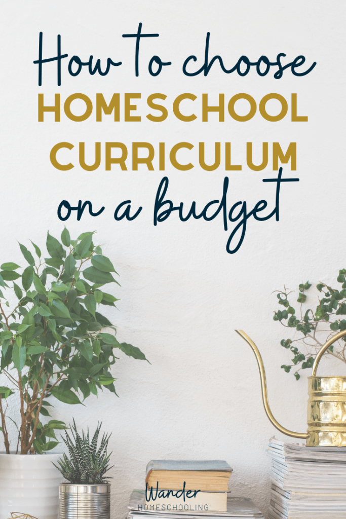 homeschool curriculum on a budget