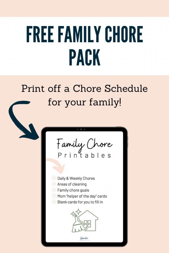 Free Family chore Pack