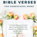 Printable Bible Verses for Homeschool moms